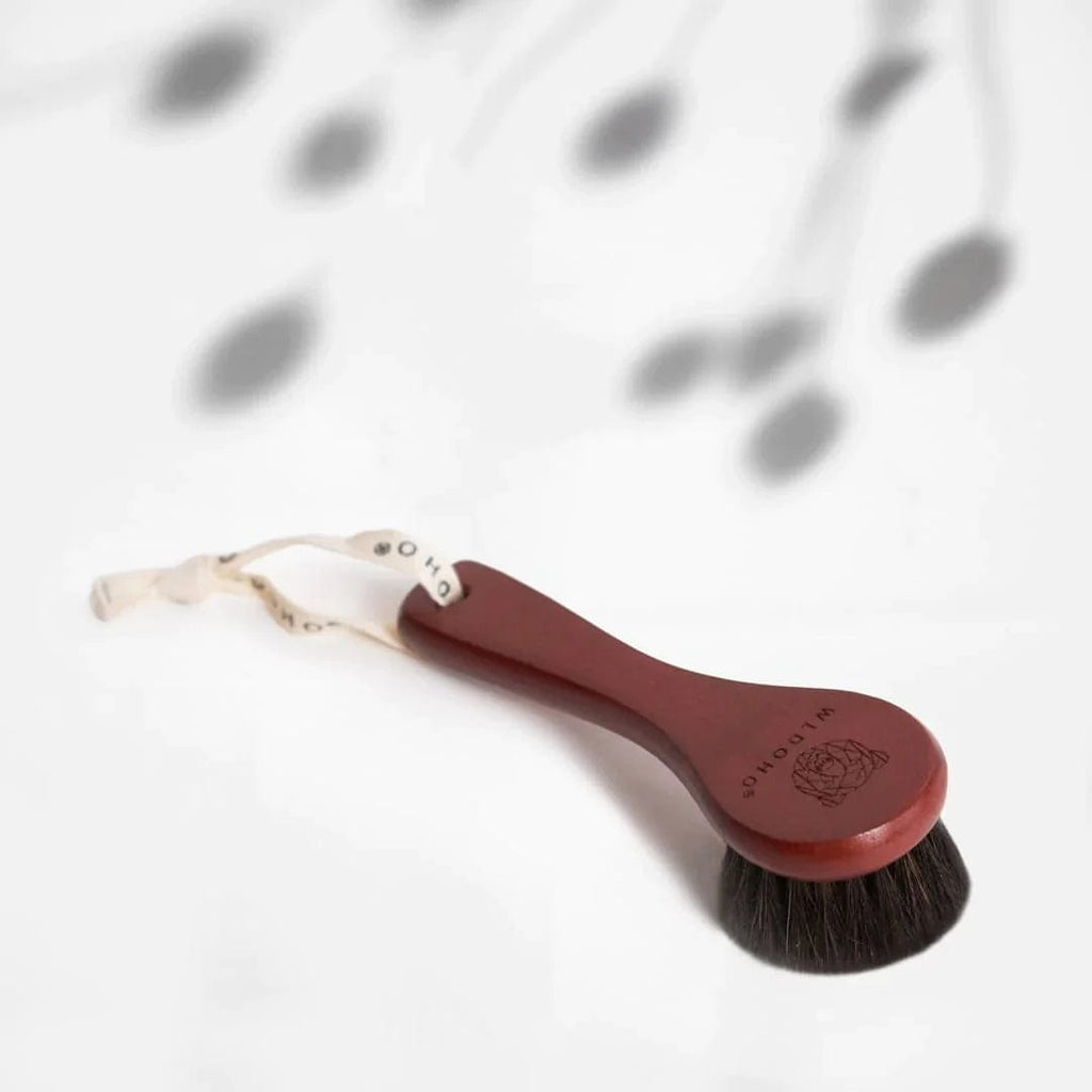 WLDOHO Dry Brush IONIC Face Dry Brush - mit Kupferborsten