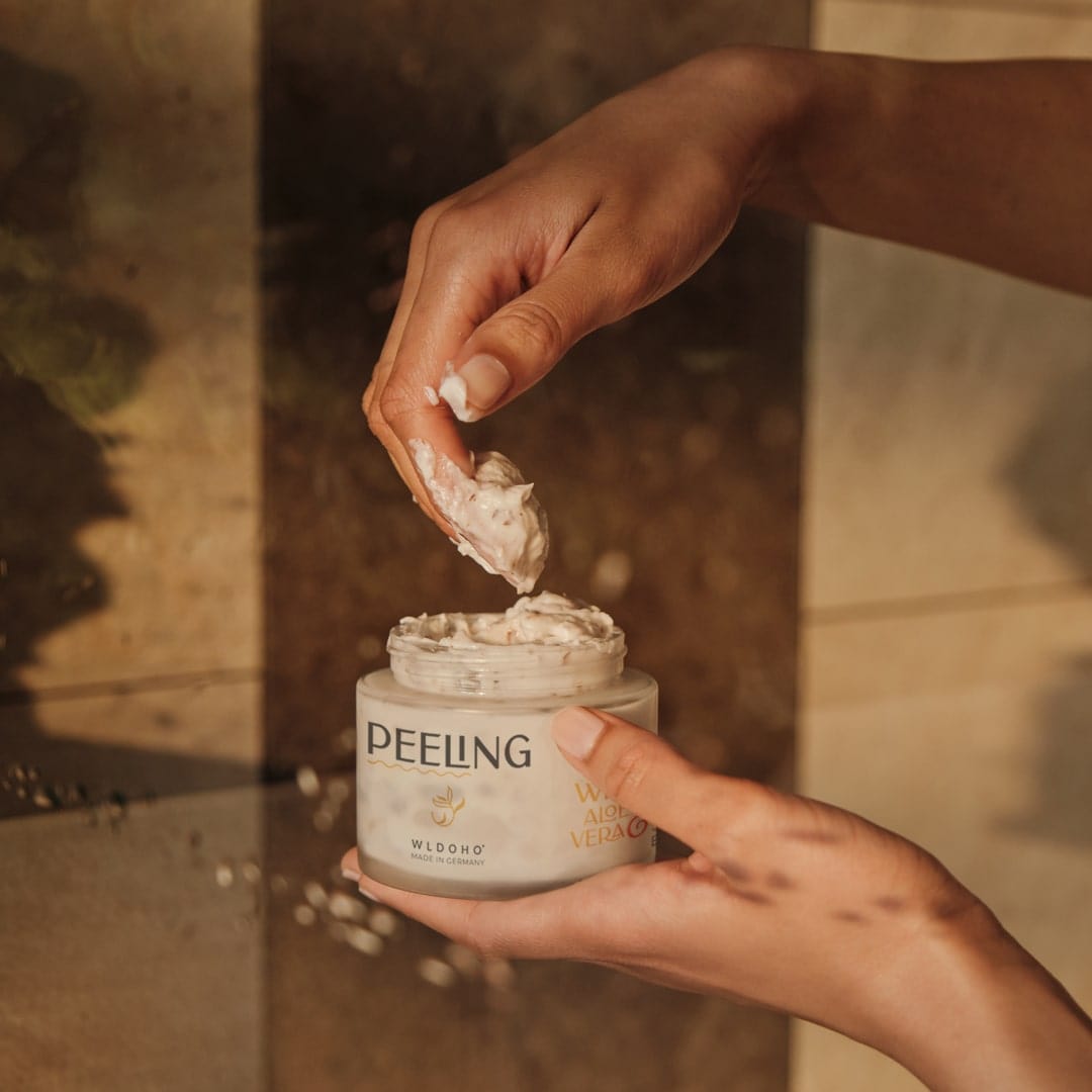abgeschnittene haare aufbewahren Peeling | Hamamelis, Aloe Vera & Mandel Öl