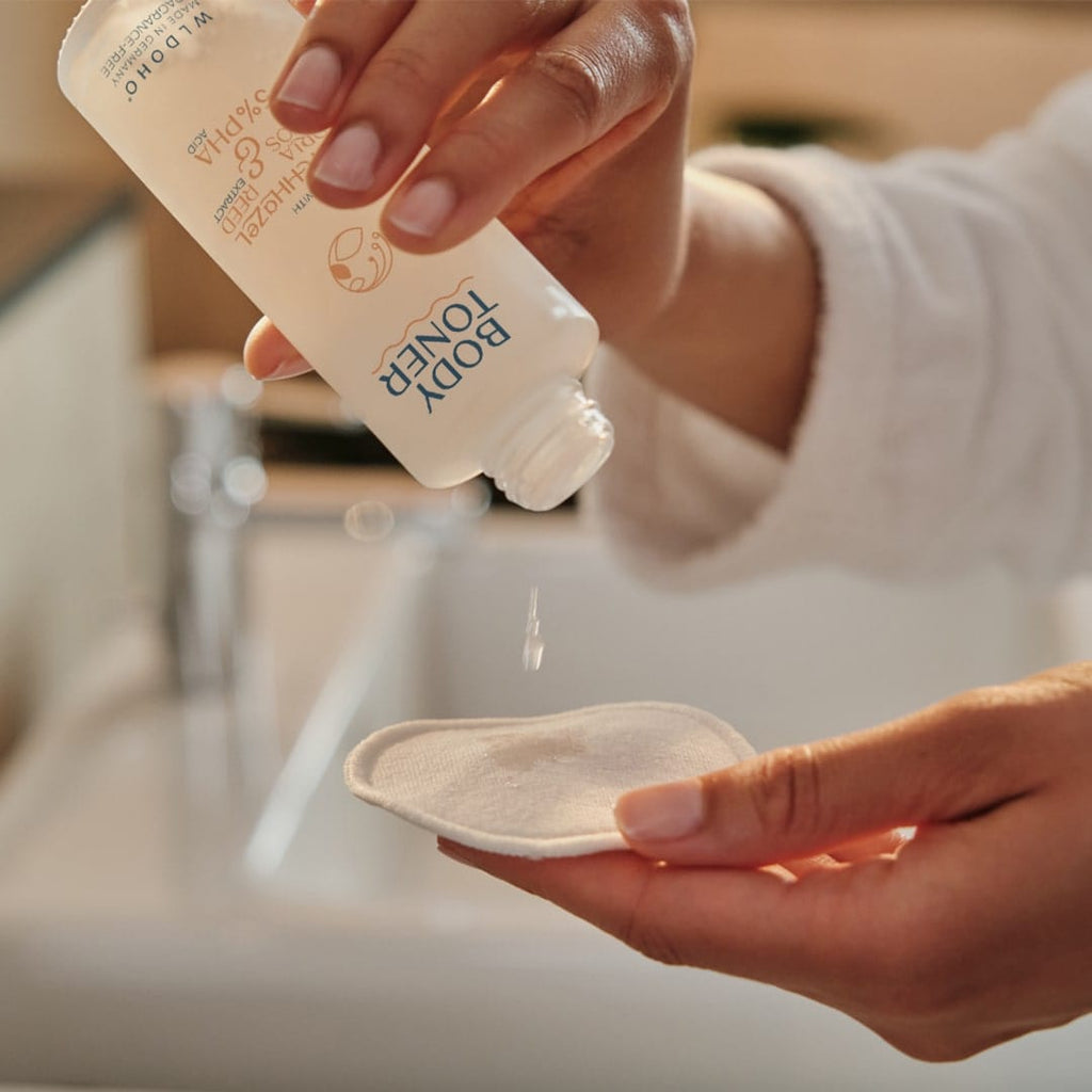 WLDOHO Kosmetik PHA Body Toner - Rasierwasser gegen Entzündungen